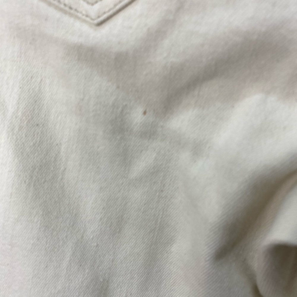 Lands' End Off-White Mid Rise Straight Denim Jeans Size 10 - Picture 9 of 12